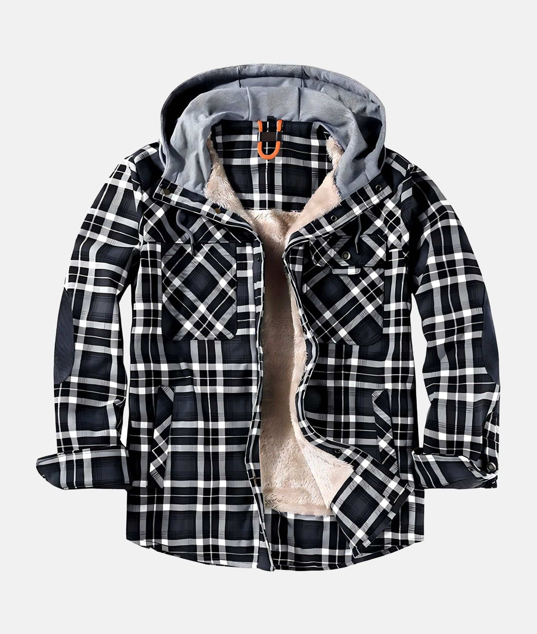 Rick - Checkered flannel jacket for men