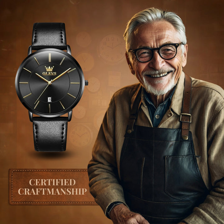 Ultra Thin Minimalist Wrist Watch