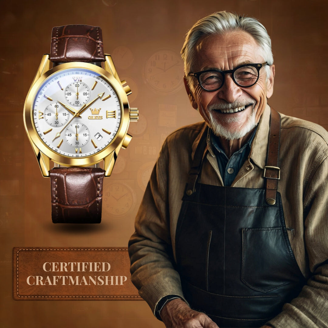 Luminous Sporty Chronograph Wrist Watch