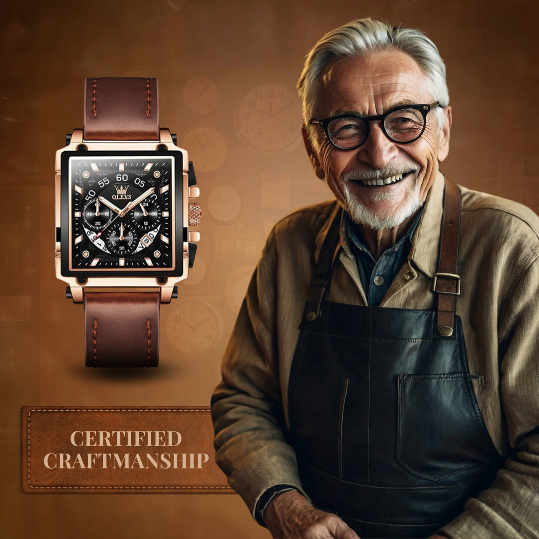 Square Dial Wrist Watch