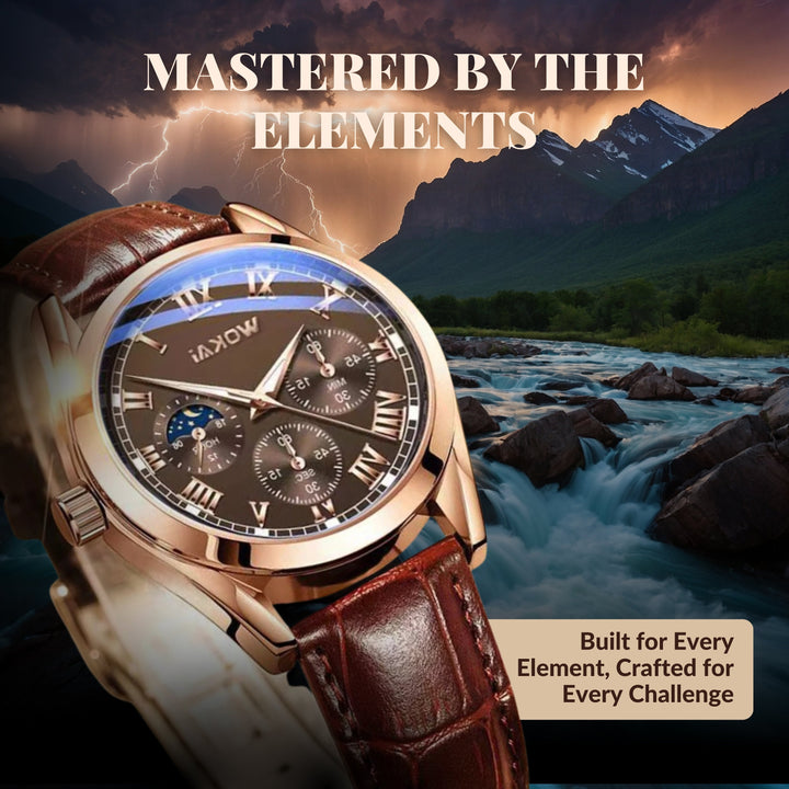 Aesthetic Bold Military Inspired Wrist Watch