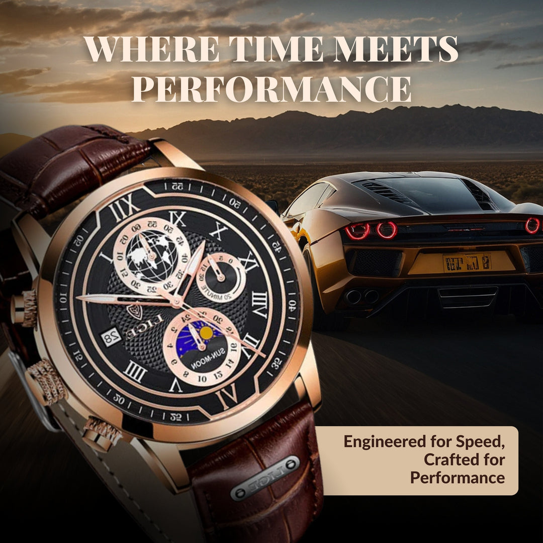 Luminescent Chronograph Wrist Watch