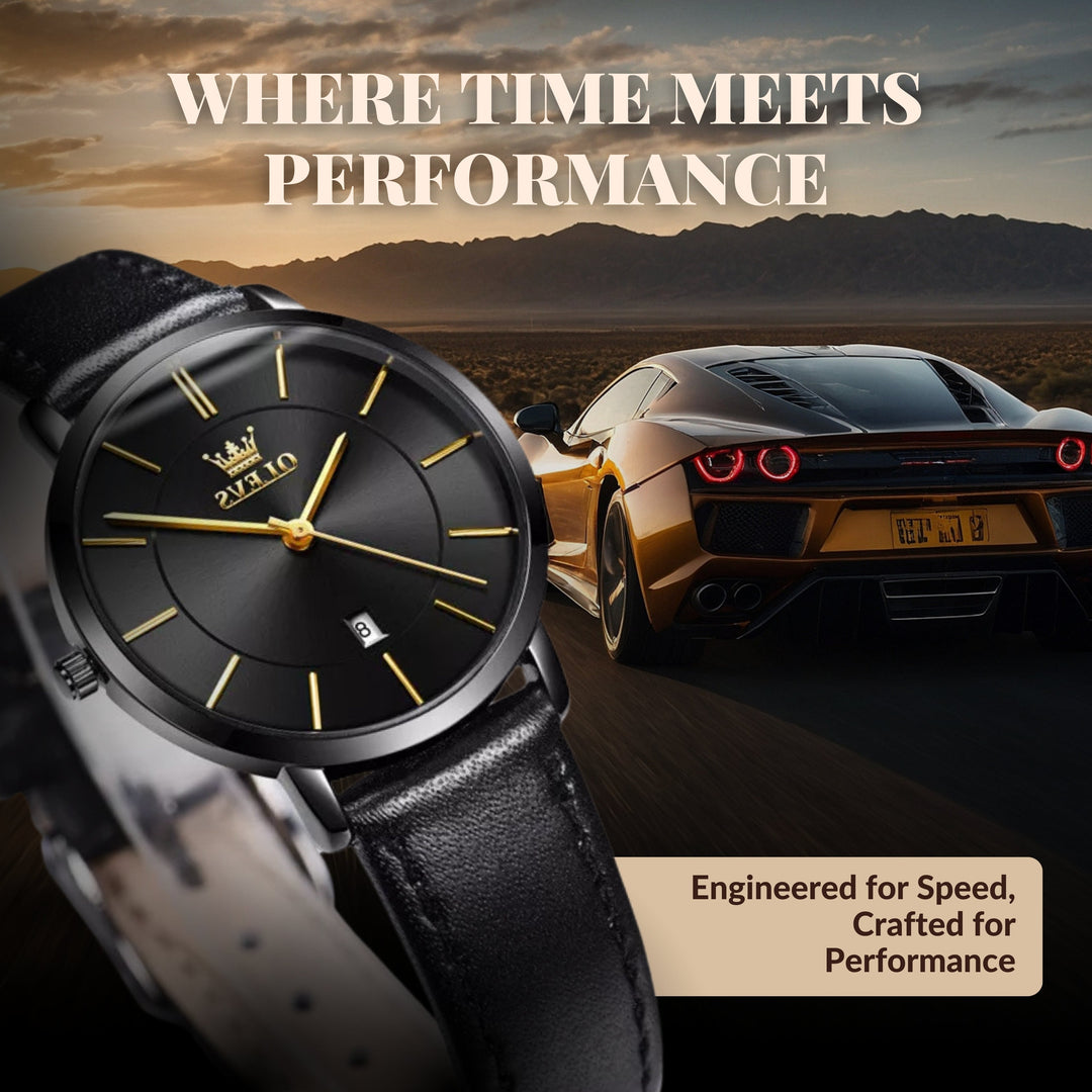 Ultra Thin Minimalist Wrist Watch