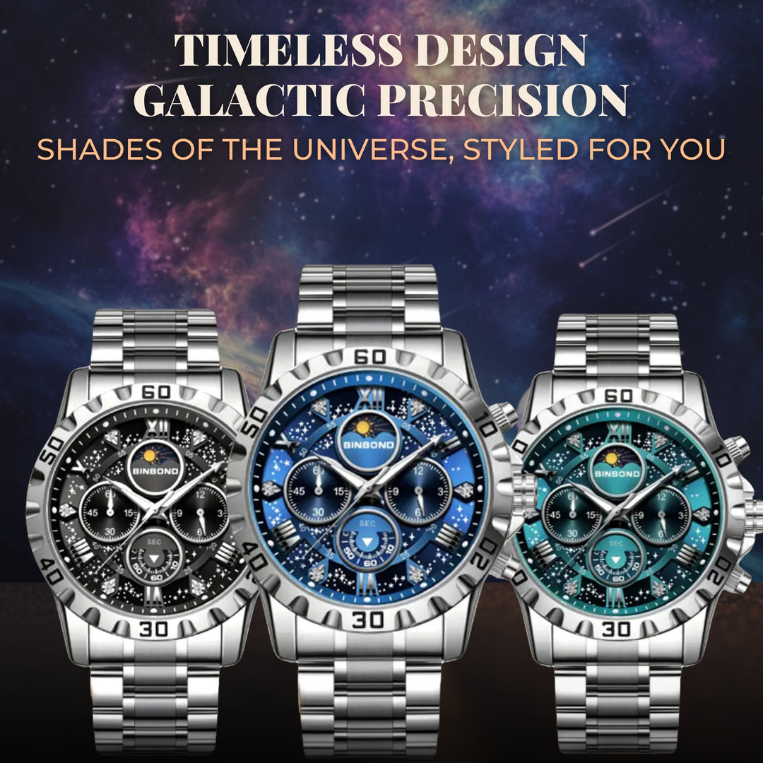 Military Inspired Metal Strap Wrist Watch