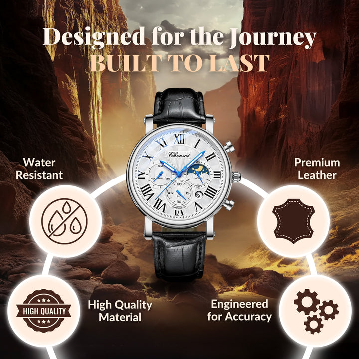 Slim Luxury Multifunctional Wrist Watch