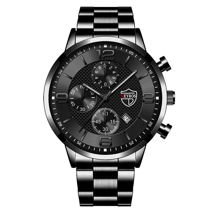 Executive Stainless Steel Wrist Watch