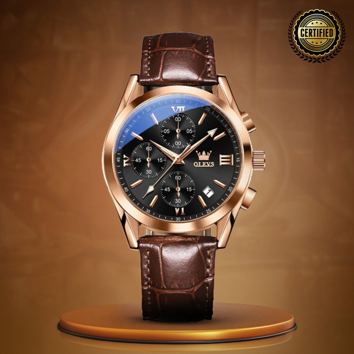 Luminous Sporty Chronograph Wrist Watch