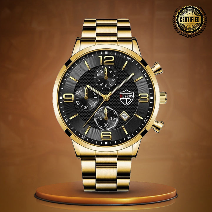 Executive Stainless Steel Wrist Watch