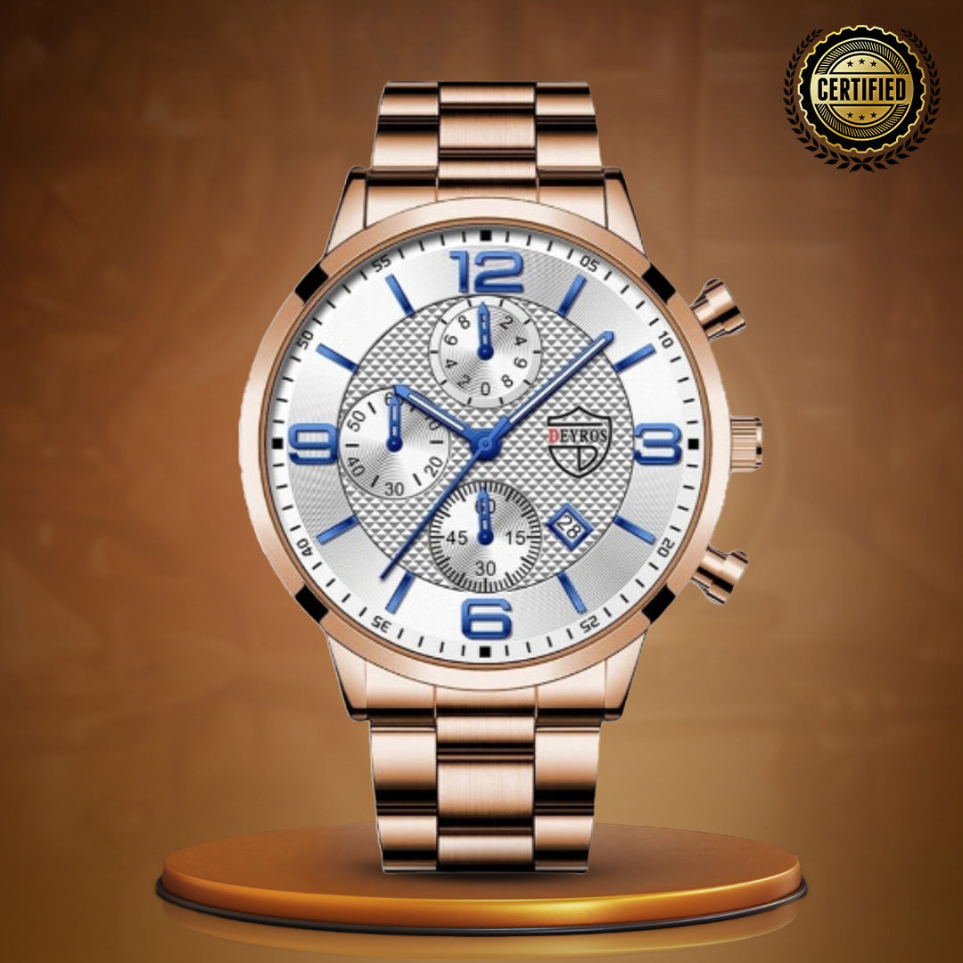 Executive Stainless Steel Wrist Watch