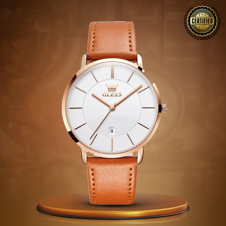 Ultra Thin Minimalist Wrist Watch