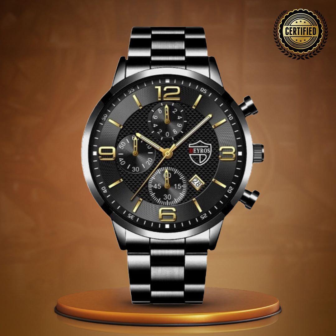 Executive Stainless Steel Wrist Watch