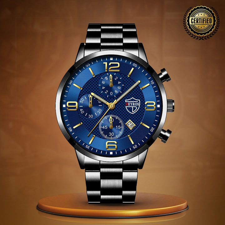 Executive Stainless Steel Wrist Watch
