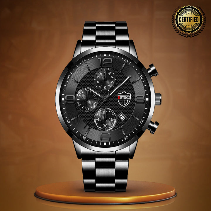Executive Stainless Steel Wrist Watch