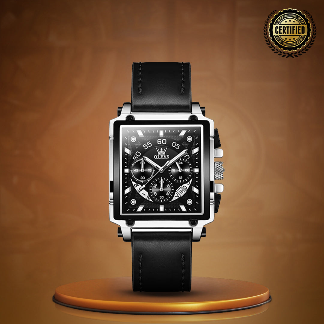 Square Dial Wrist Watch
