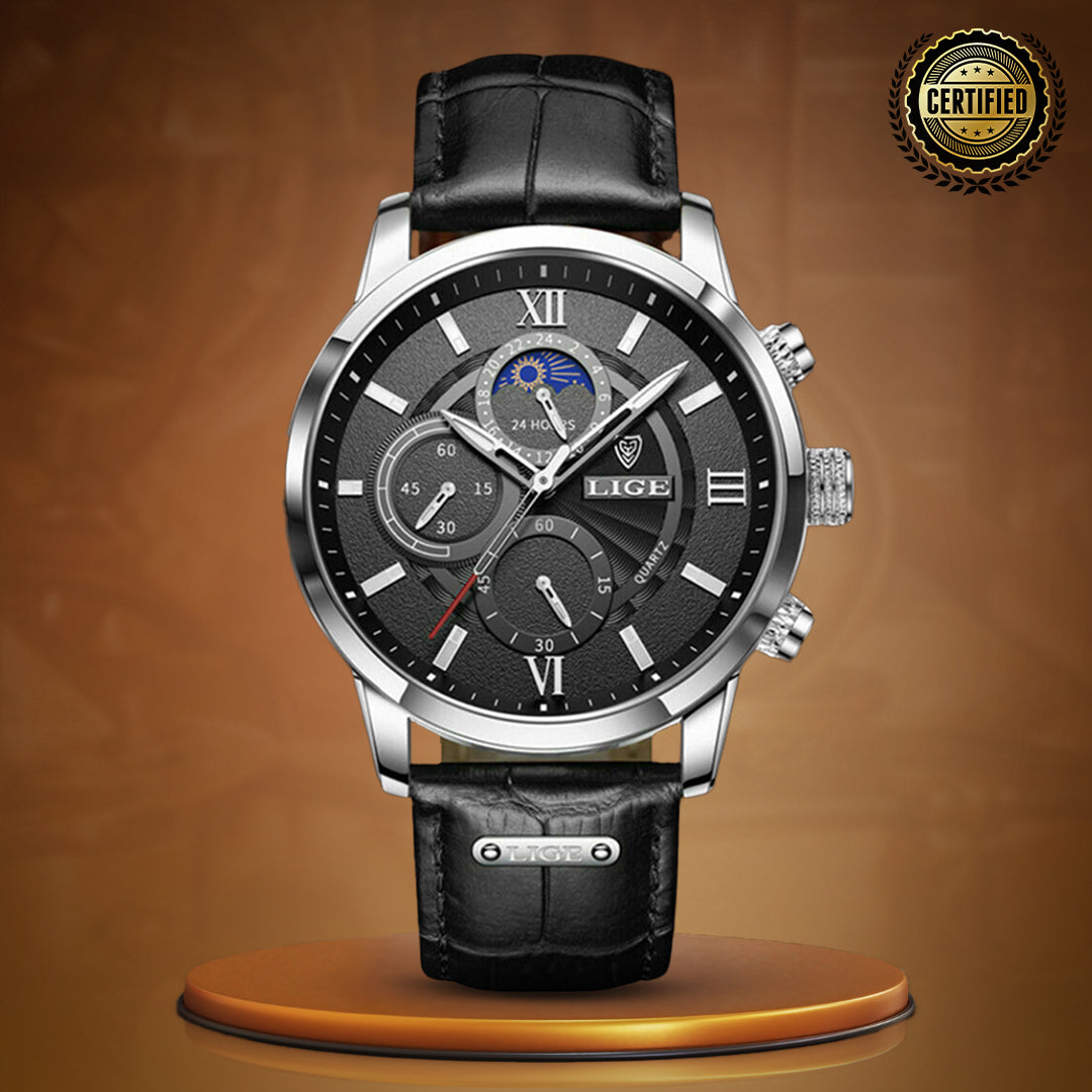 Moon Phase Sports Watch