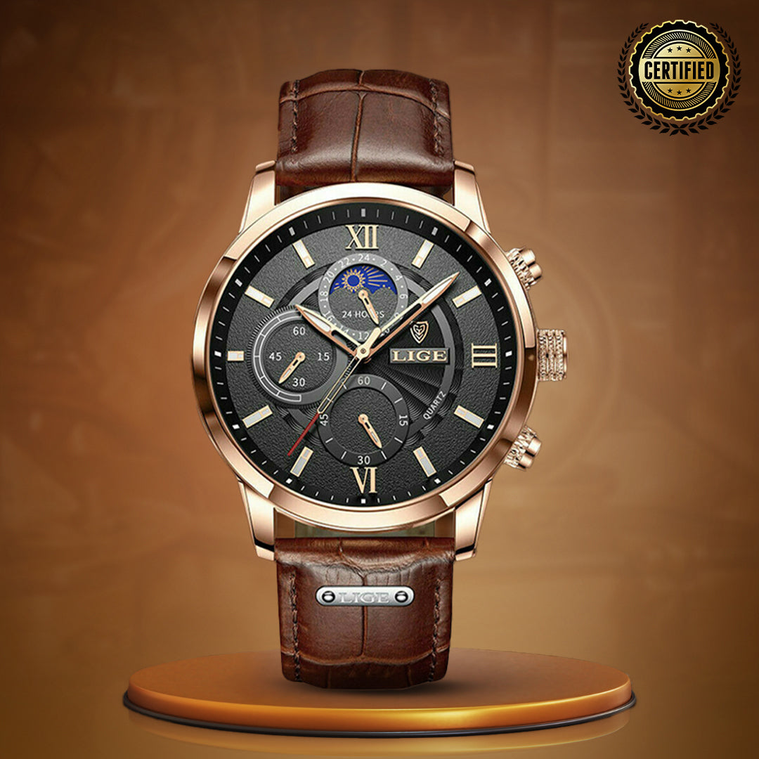 Moon Phase Sports Watch