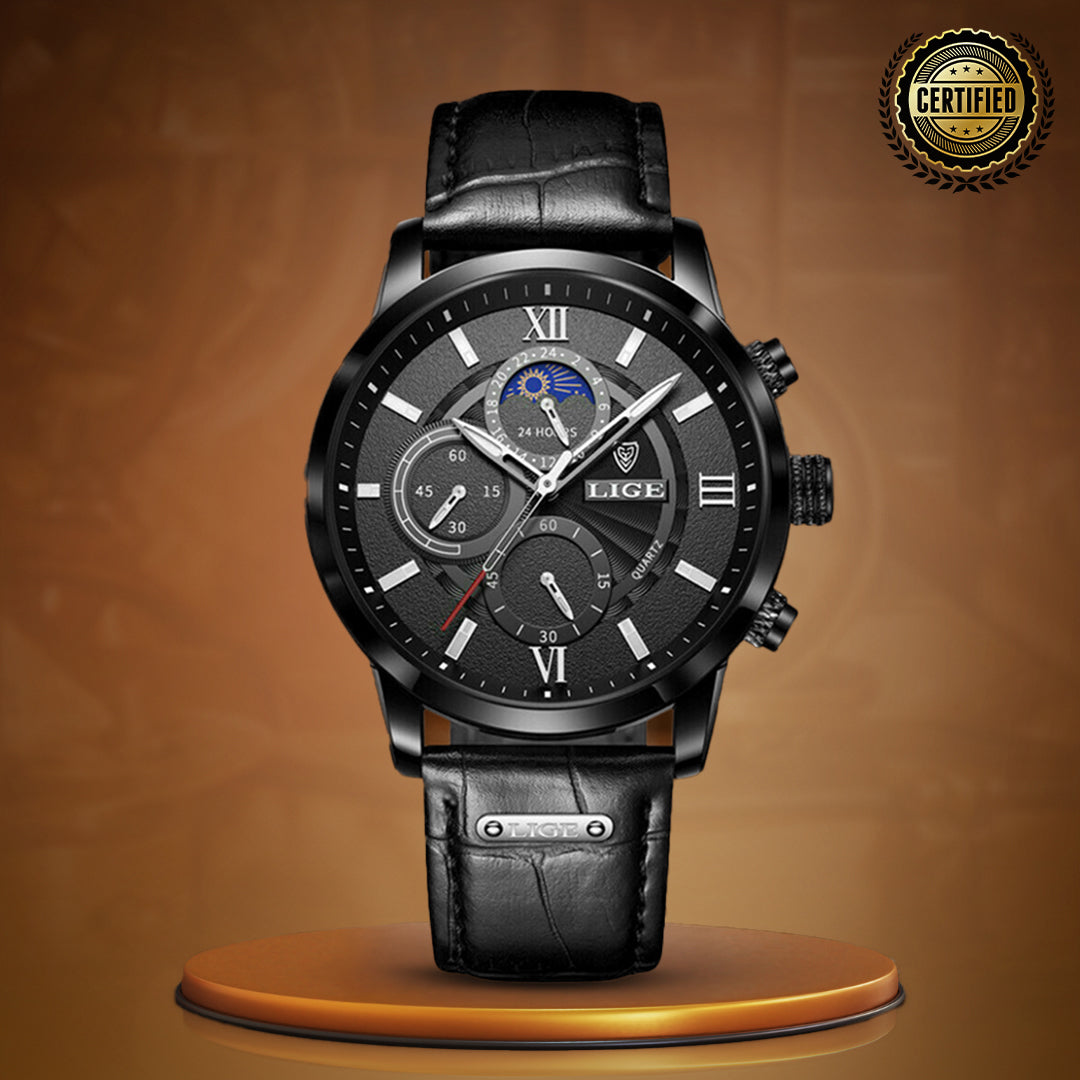 Moon Phase Sports Watch