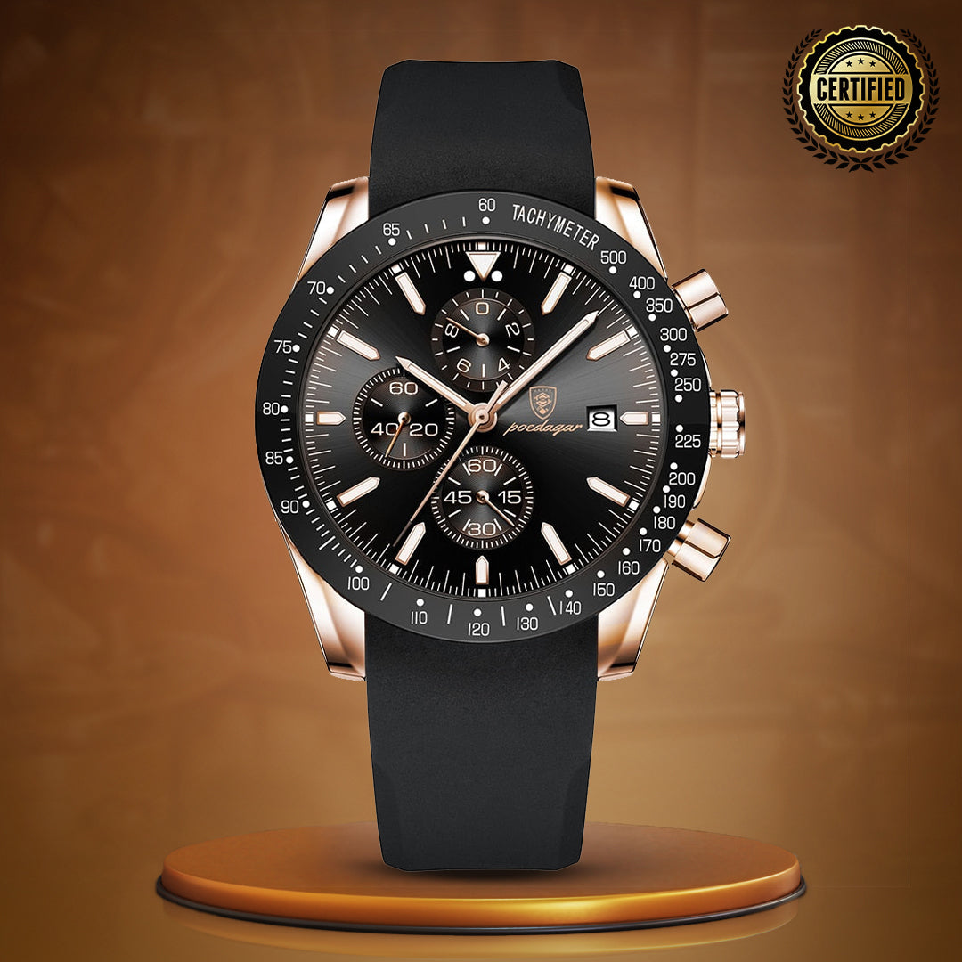 Premium Sleek Chronograph Wrist Watch