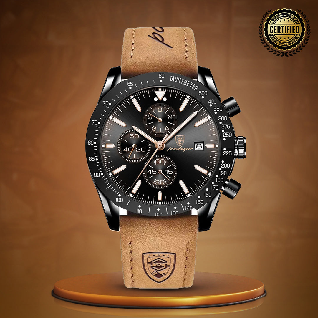 Premium Sleek Chronograph Wrist Watch