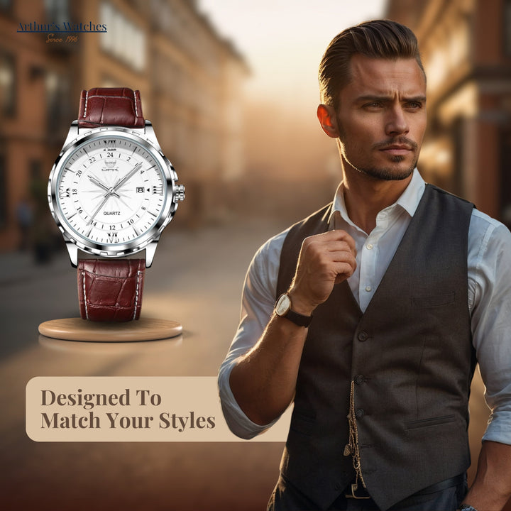 Essential Chronograph Automatic Wrist Watch