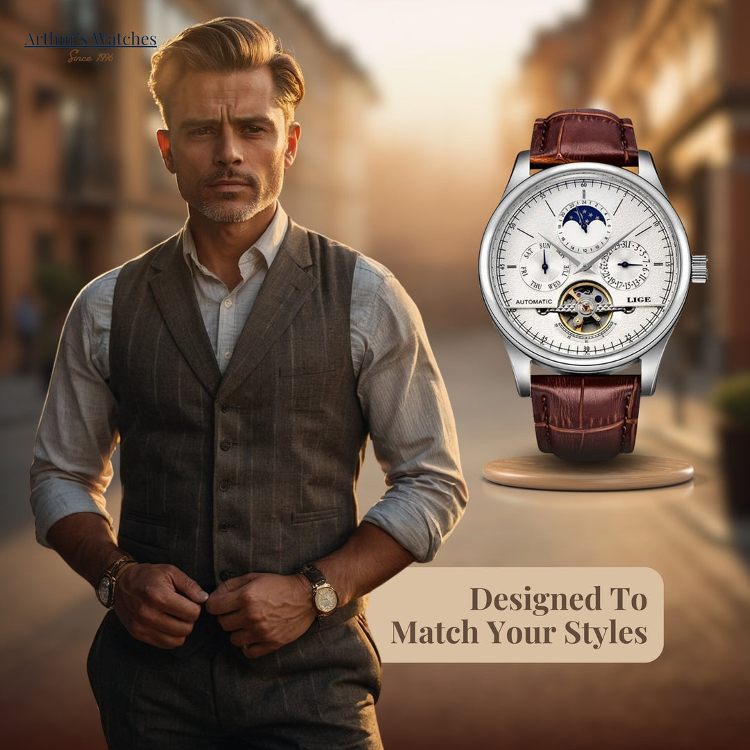 Luxury Rugged Automatic Wrist Watch