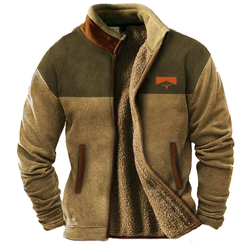 Savrani™ | Men's casual fleece jacket
