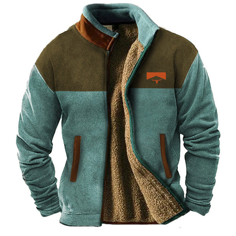 Savrani™ | Men's casual fleece jacket