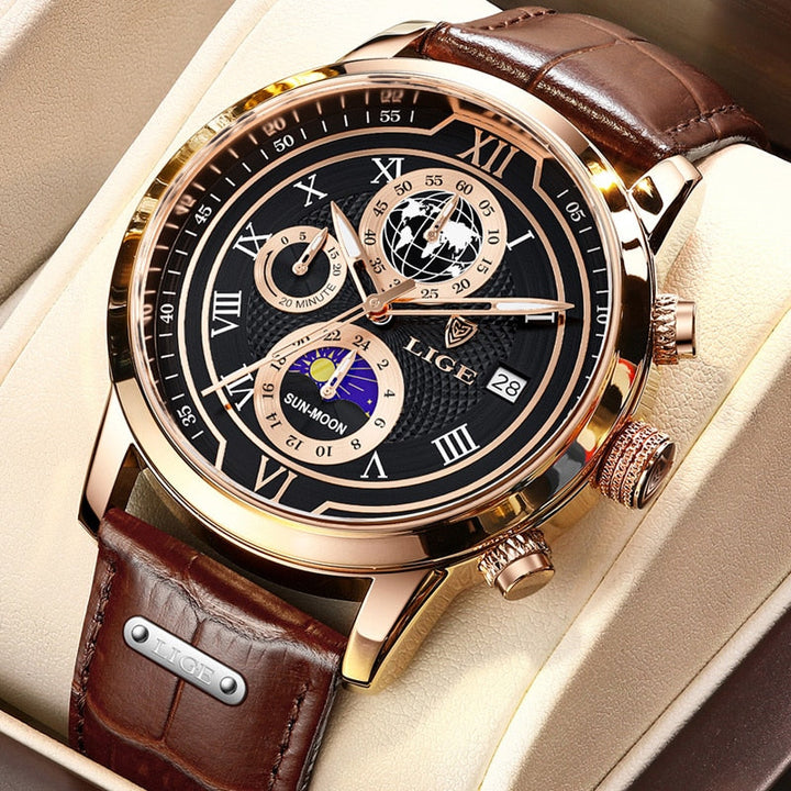Luminescent Chronograph Wrist Watch