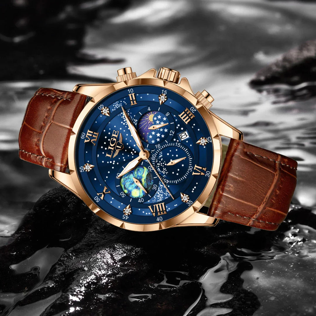 Celestial Chronograph Wrist Watch