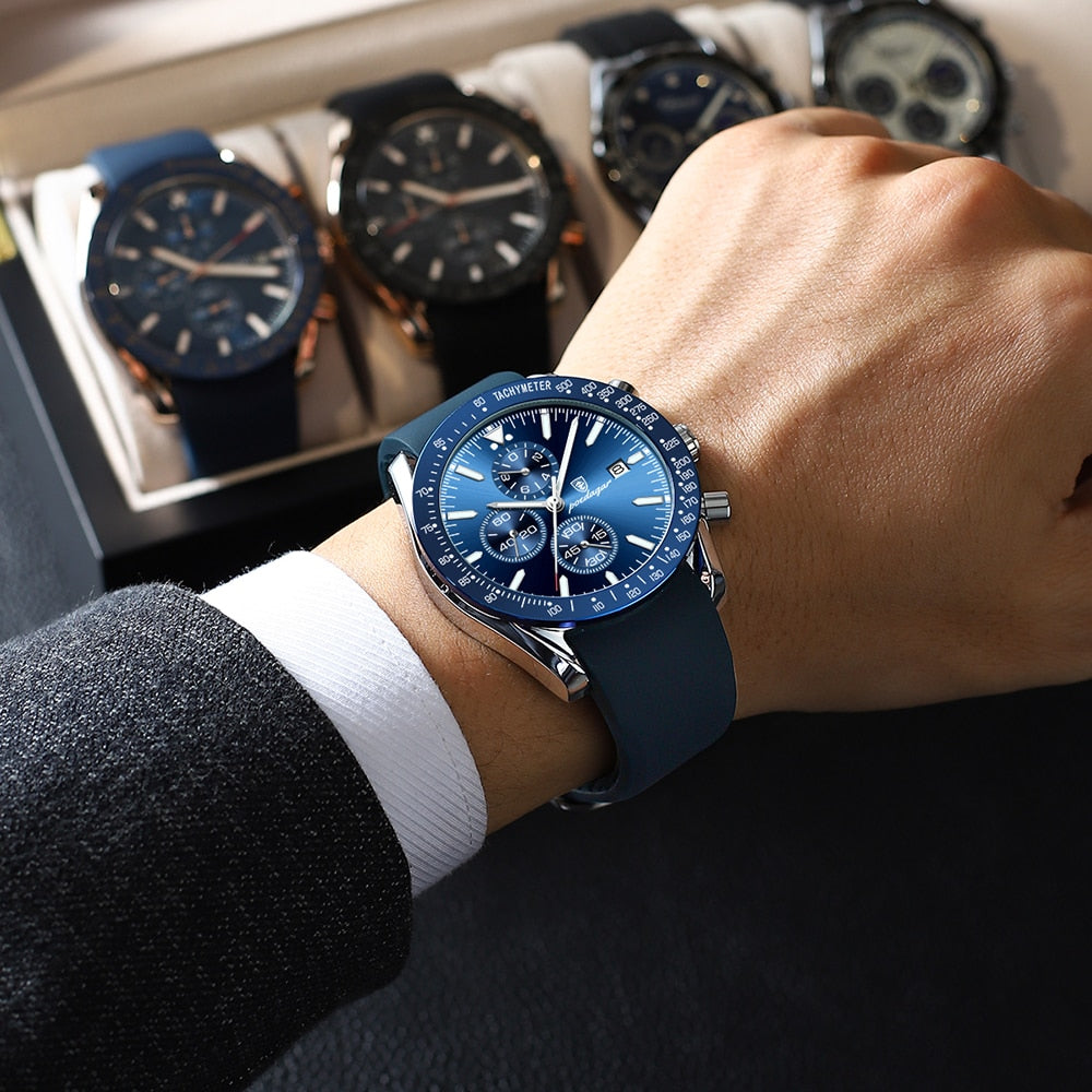 Premium Sleek Chronograph Wrist Watch