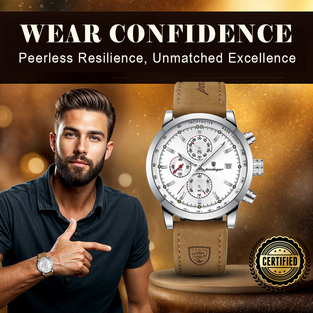 Trendy Waterproof Wrist Watch