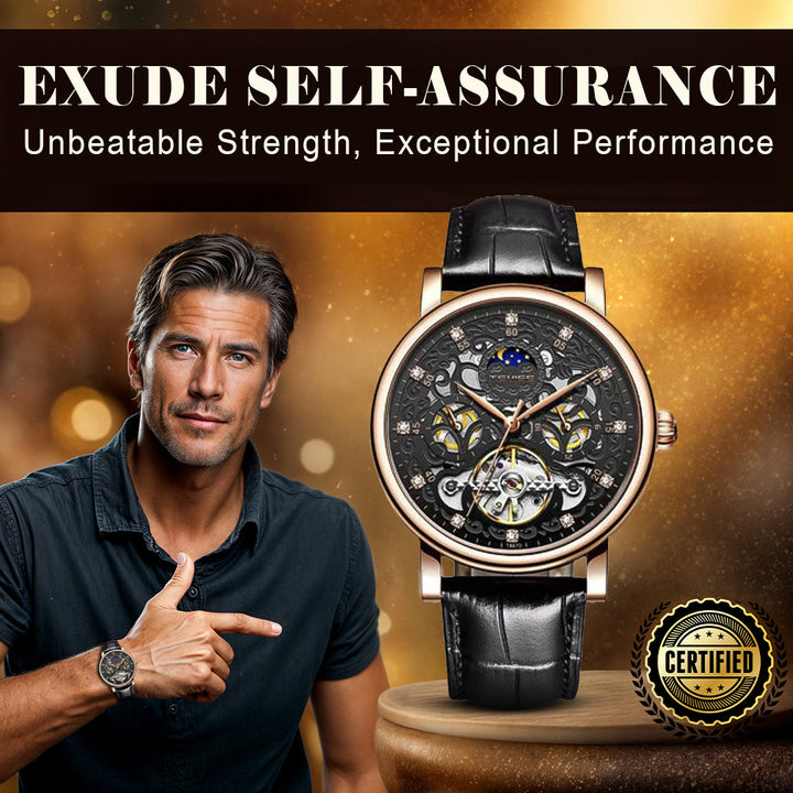 Skeleton Mechanical Automatic Watch