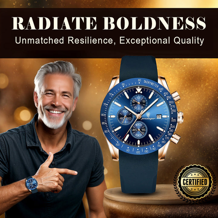 Premium Sleek Chronograph Wrist Watch