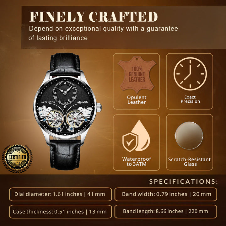 Double Tourbillon Wrist Watch