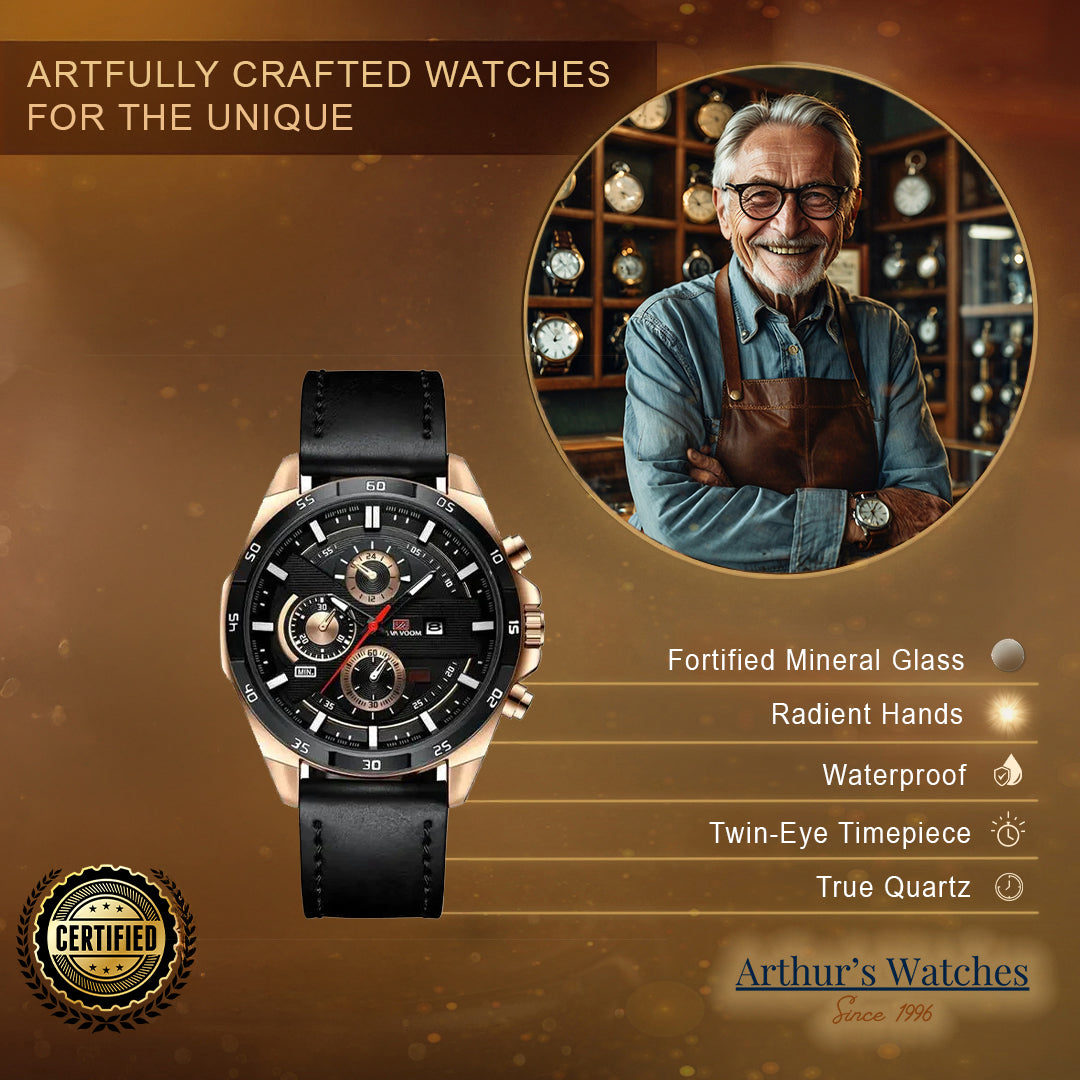 Scratch Resistant Waterproof Wrist Watch