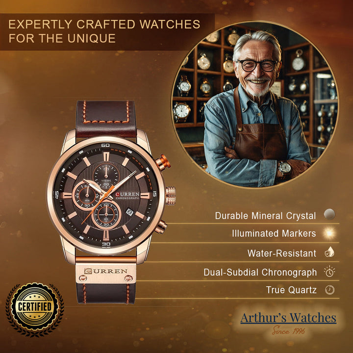 Elegant Quartz Wrist Watch