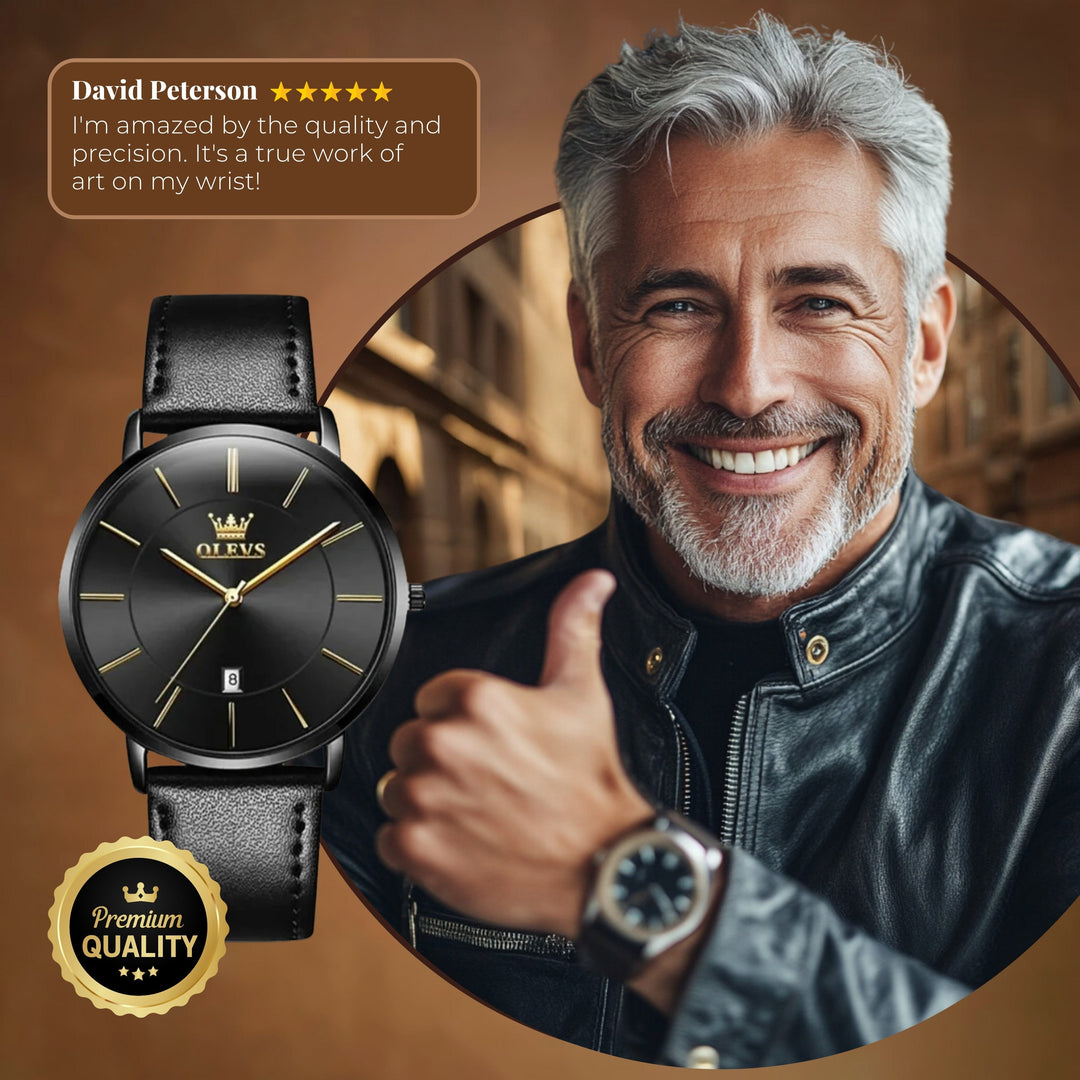 Ultra Thin Minimalist Wrist Watch