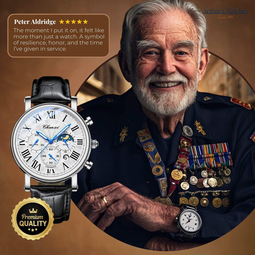 Slim Luxury Multifunctional Wrist Watch