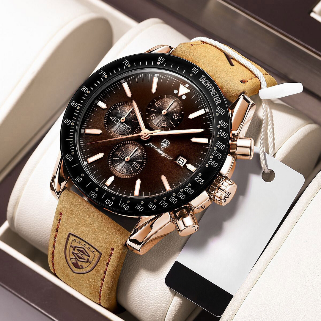 Premium Sleek Chronograph Wrist Watch